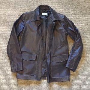 Kuta Leather Indiana Jones Style Jacket Brown